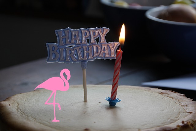 Der Flamingo Geburtstagskuchen